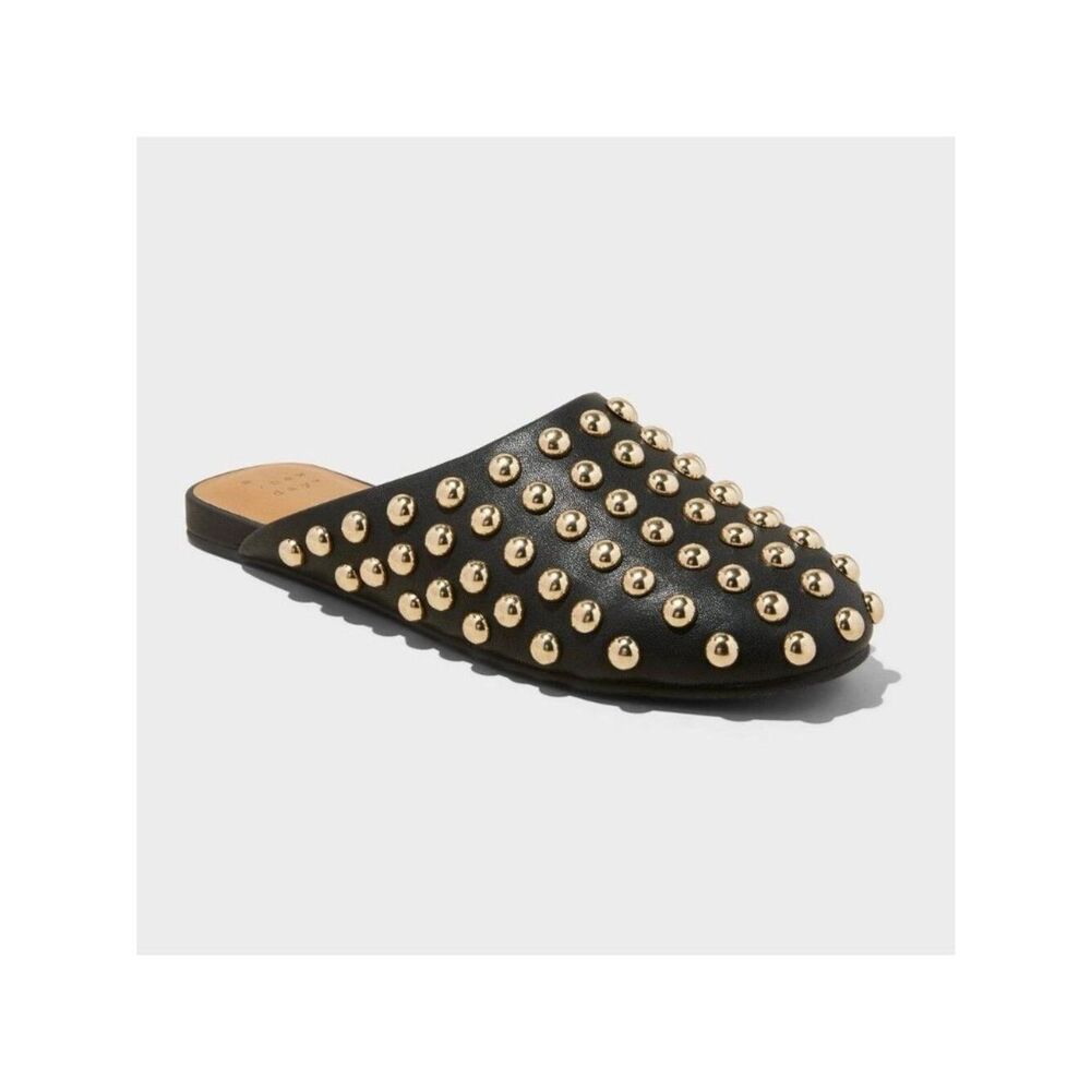 Women's Channing Studded Slip on Mule Flats with Memory Foam Insole - a New Day™